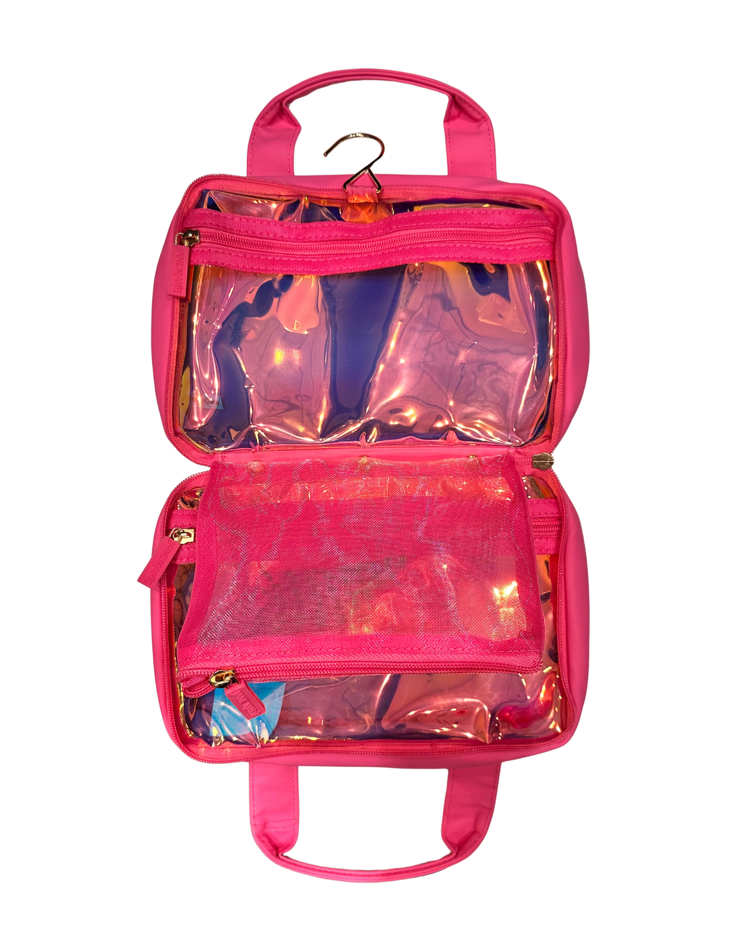 Hanging Iridescent Toiletry Bag