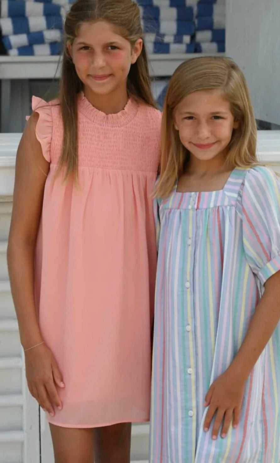 PLEAT Lottie Dress | Coral