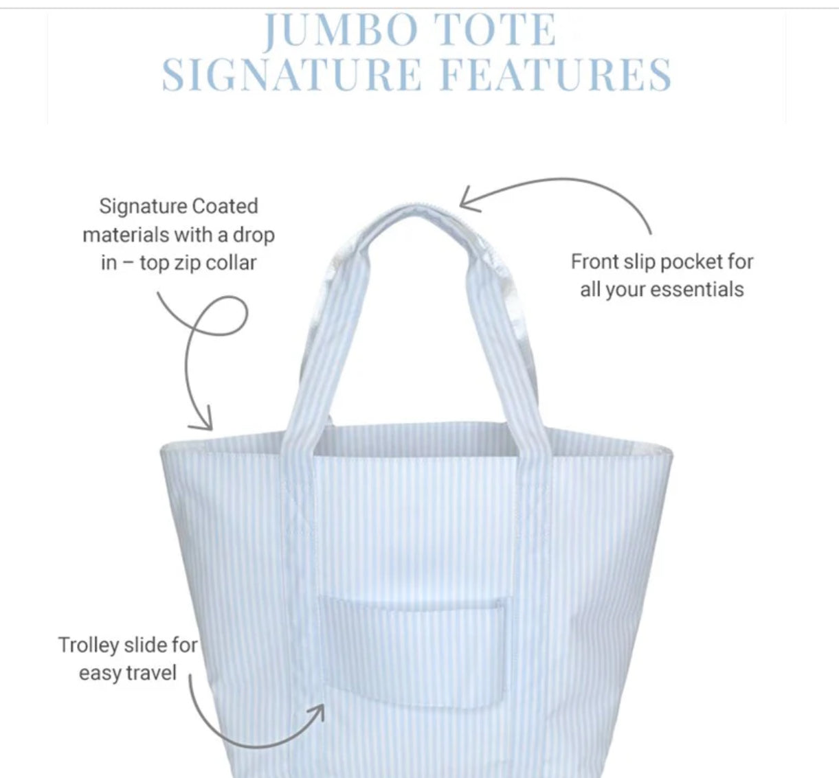 TRVL Jumbo Gingham Travel Bag