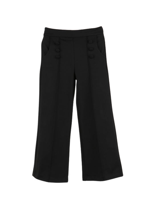 Gabby Girls Black Valerie Sailor Pants