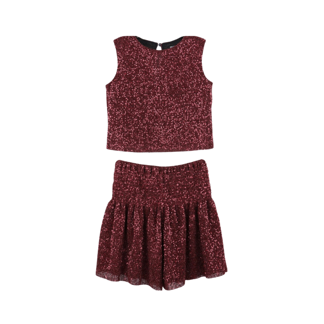 Gabby Girls Pink Sparkle Twinkle Sequin Set