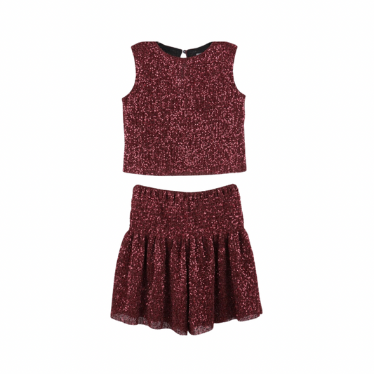 Gabby Girls Pink Sparkle Twinkle Sequin Set