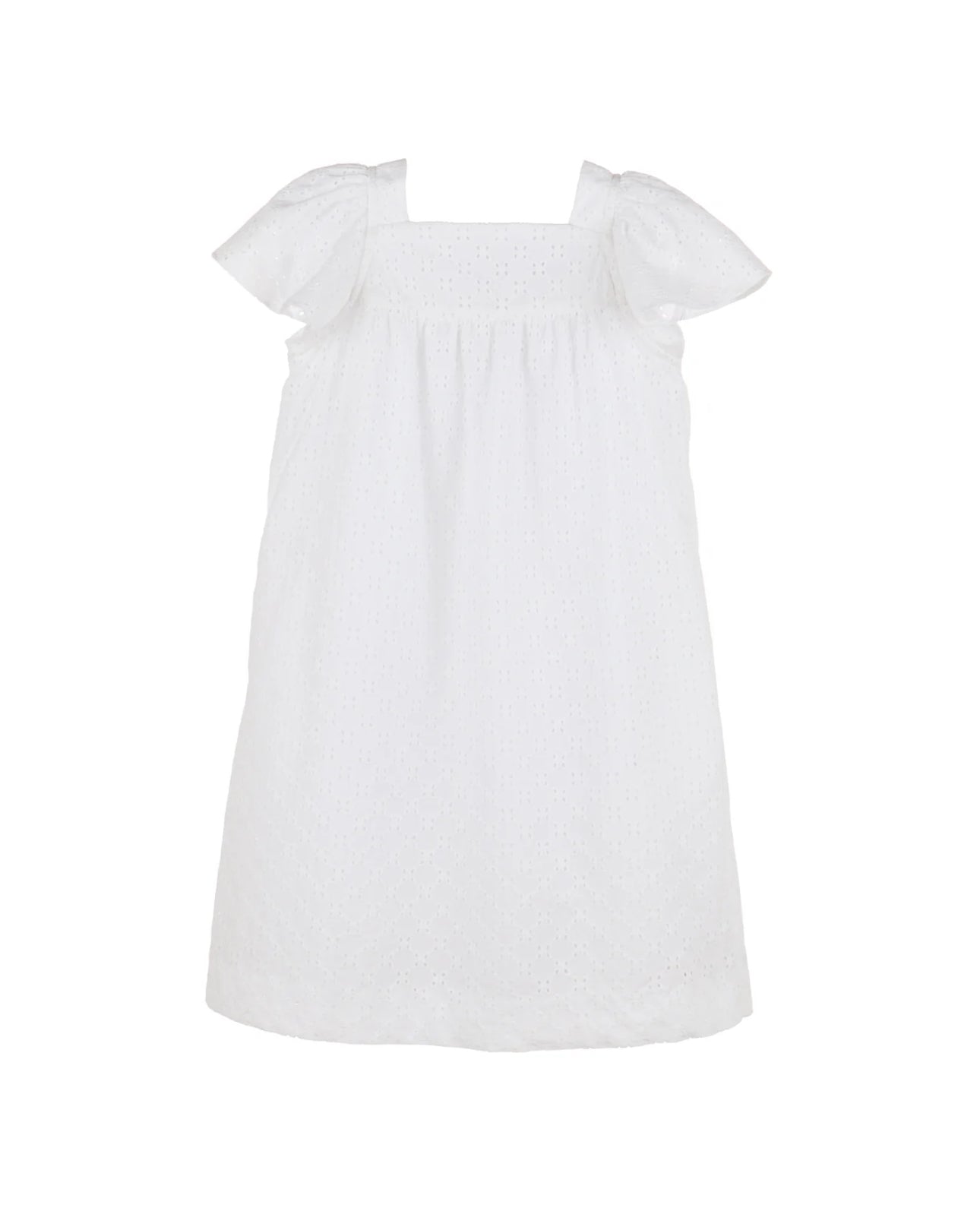 Gabby Girls White Eyelet Emma Dress