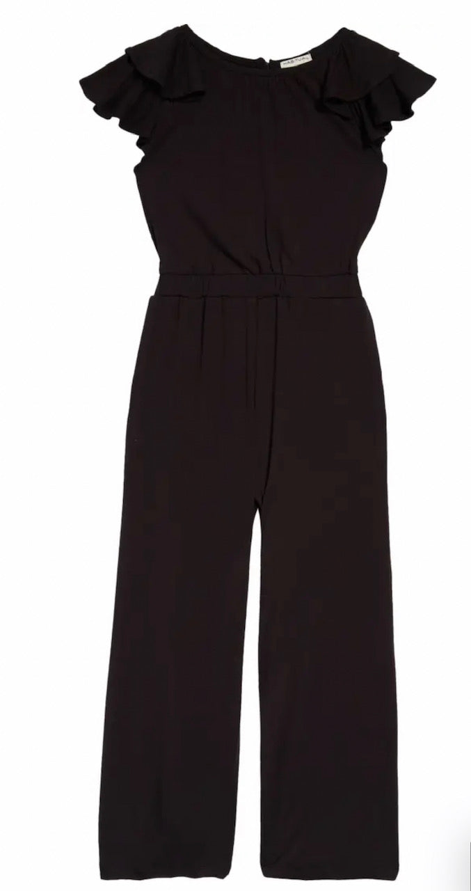 Habitual Girls Tween Black Jumpsuit