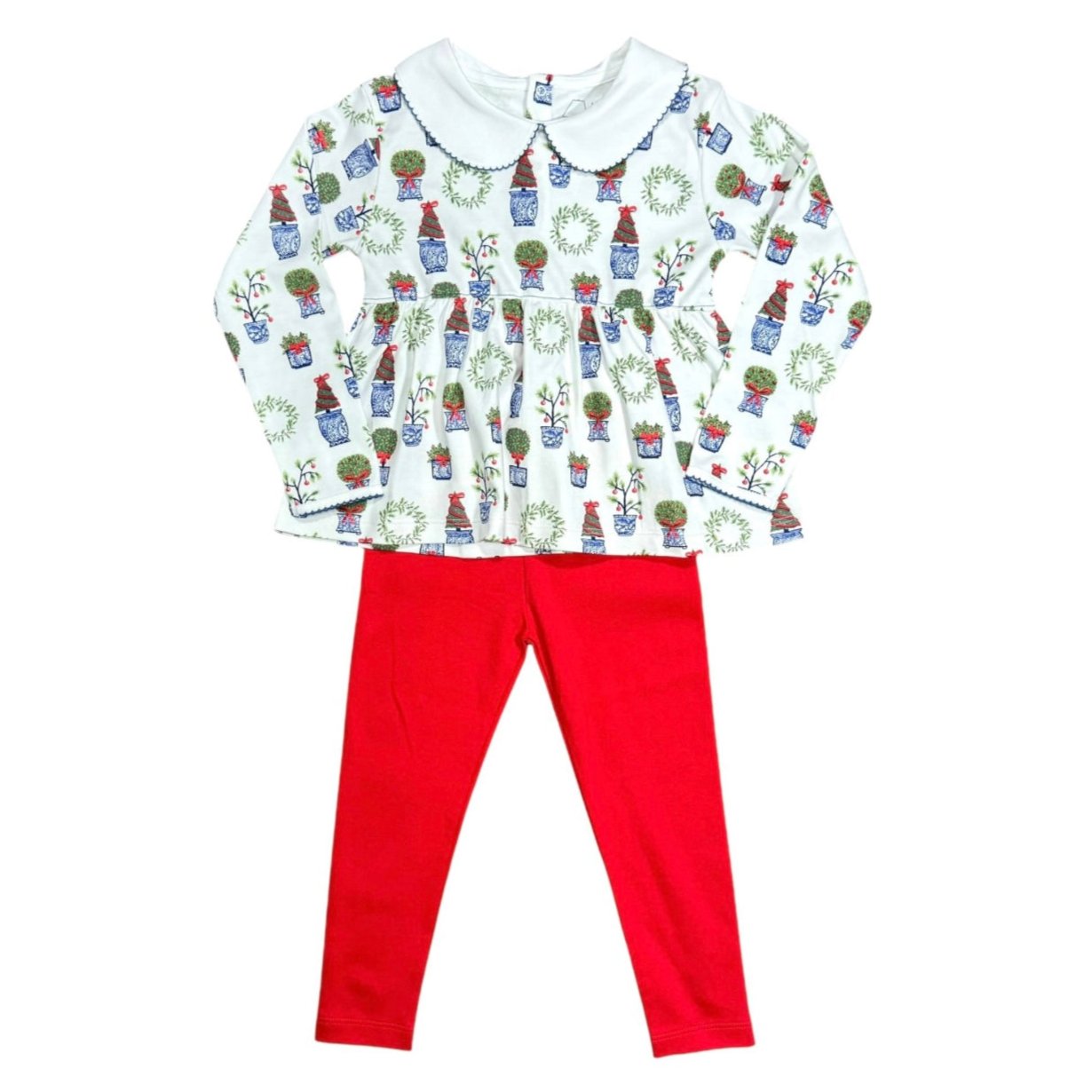 Heyward House Christmas Planters Outfit Legging Set