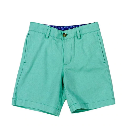 J Bailey Boys Mint Twill Shorts