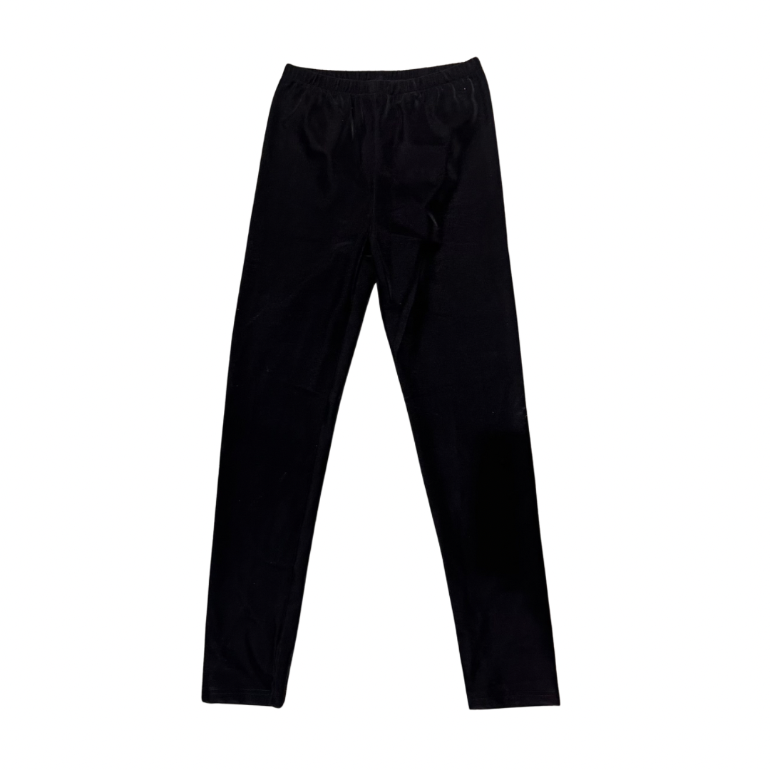 Little Olin Dressy faux satin Leather Leggings Pants