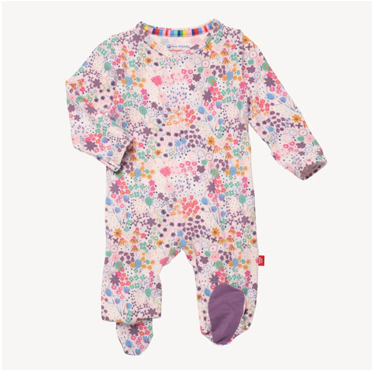 Magnetic Me Isla Floral Modal Footie Pajama