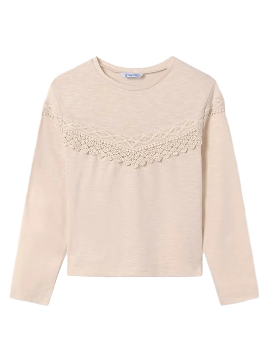 Mayoral Cream Garbanzo Top