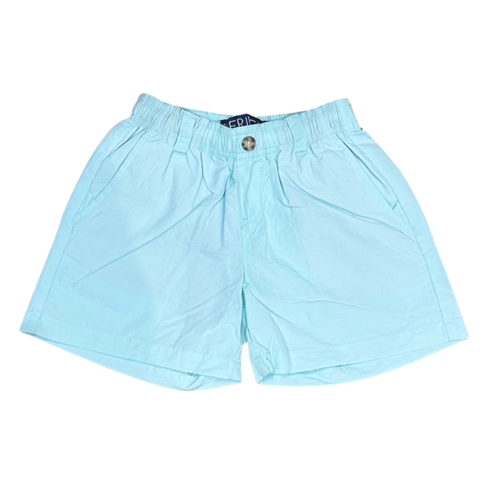 Meripex Boys Mint Green Drawstring Performance Shorts