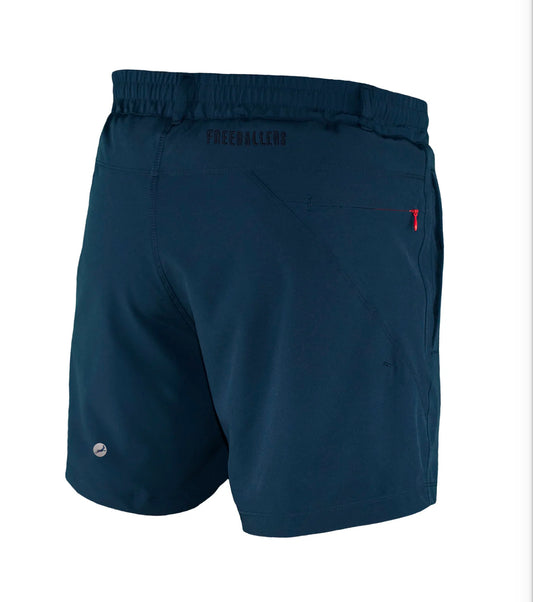 boys navy lined performance drawstring shorts