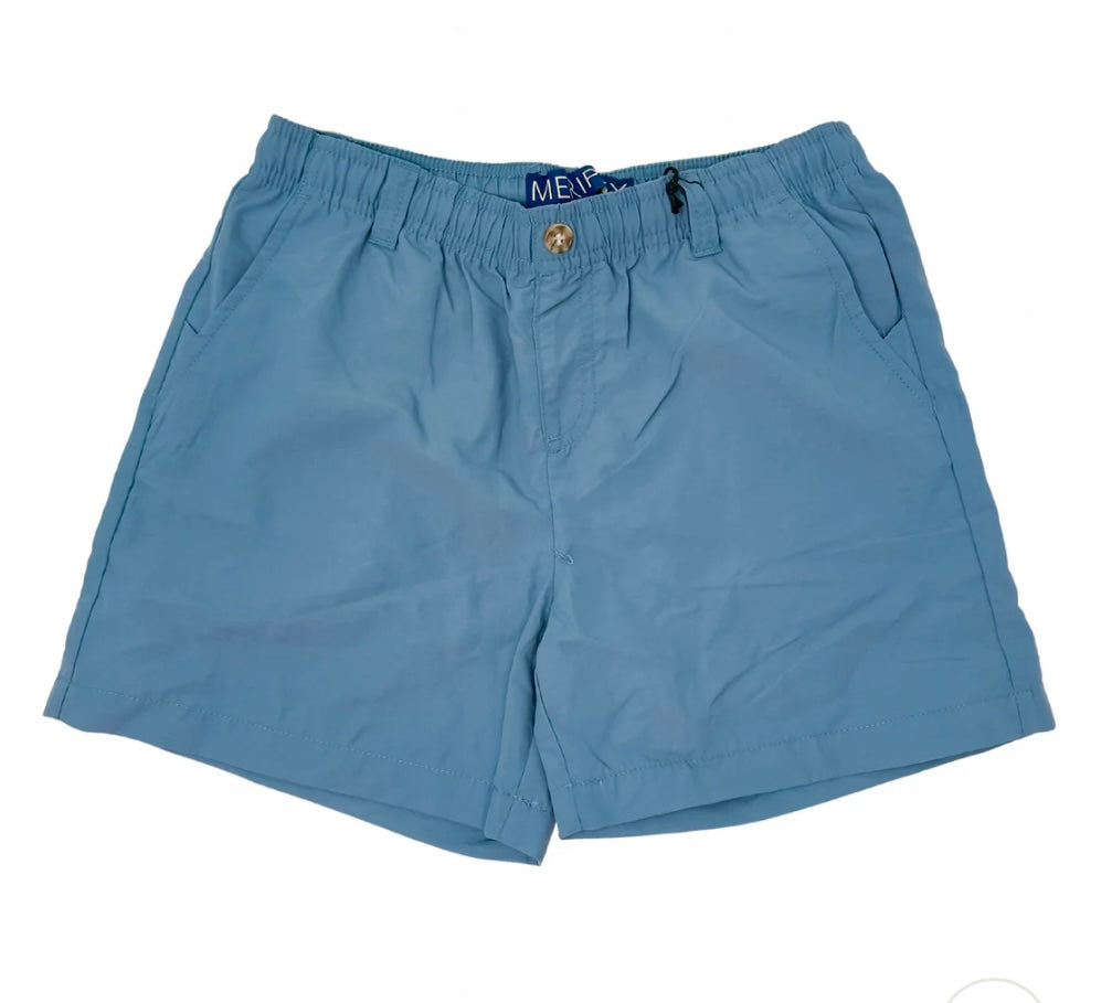 Meriplex Boys Dark Sky Blue Drawstring Performance Shorts