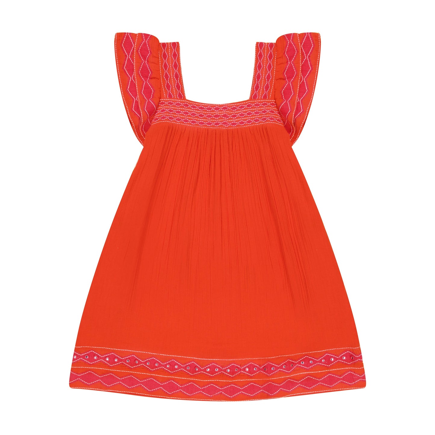 Mini Sandrine Women's Dress Poppy Embroidery