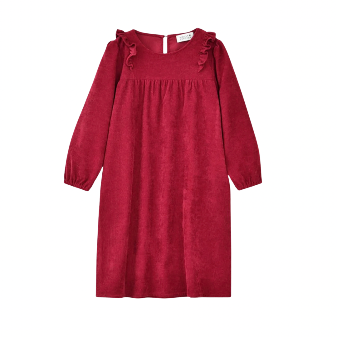 Molly Bracken Flared Velvet Dress