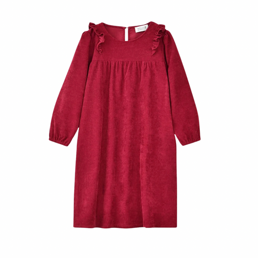 Molly Bracken Flared Velvet Dress