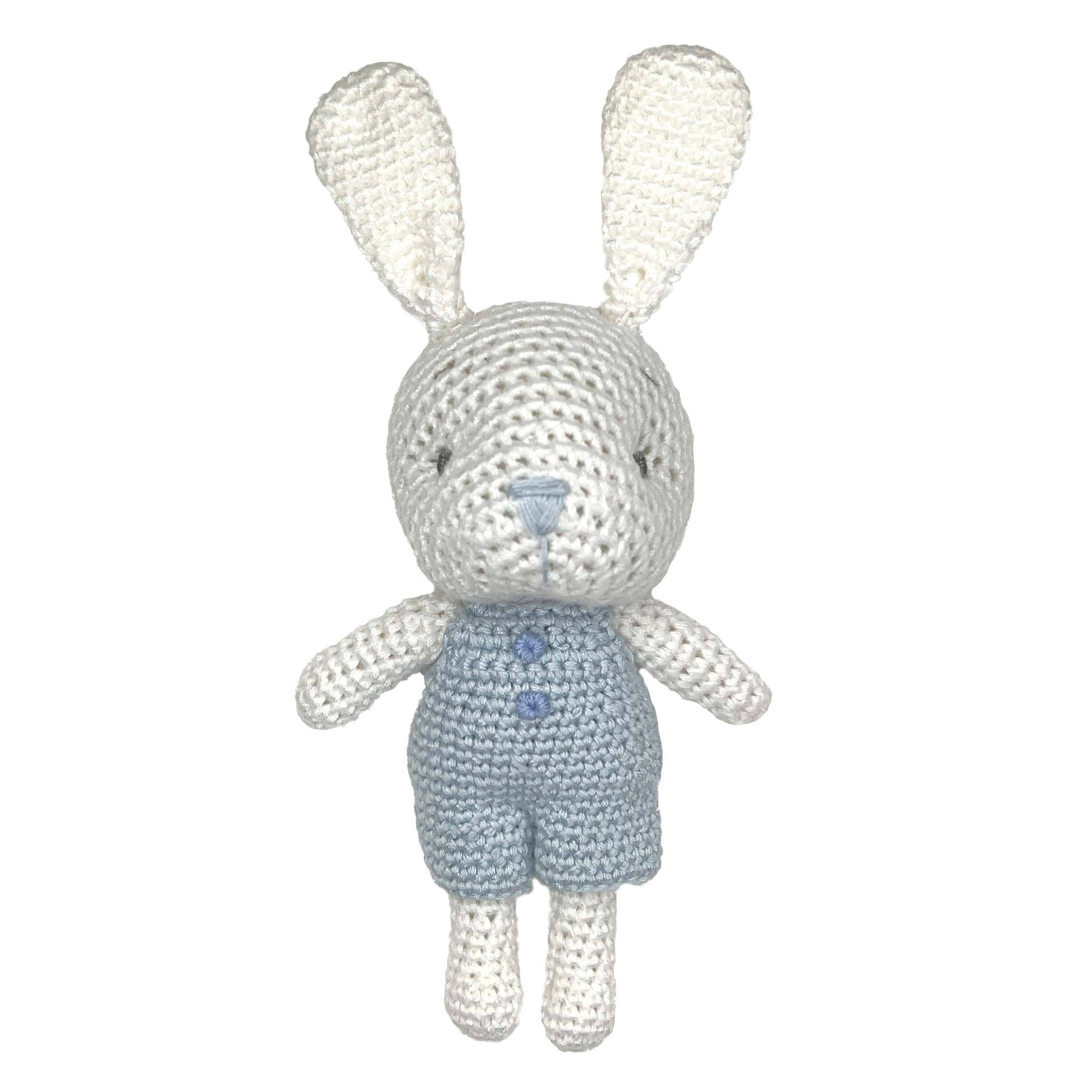 Petit Ami Bunny Bamboo Crochet Rattle