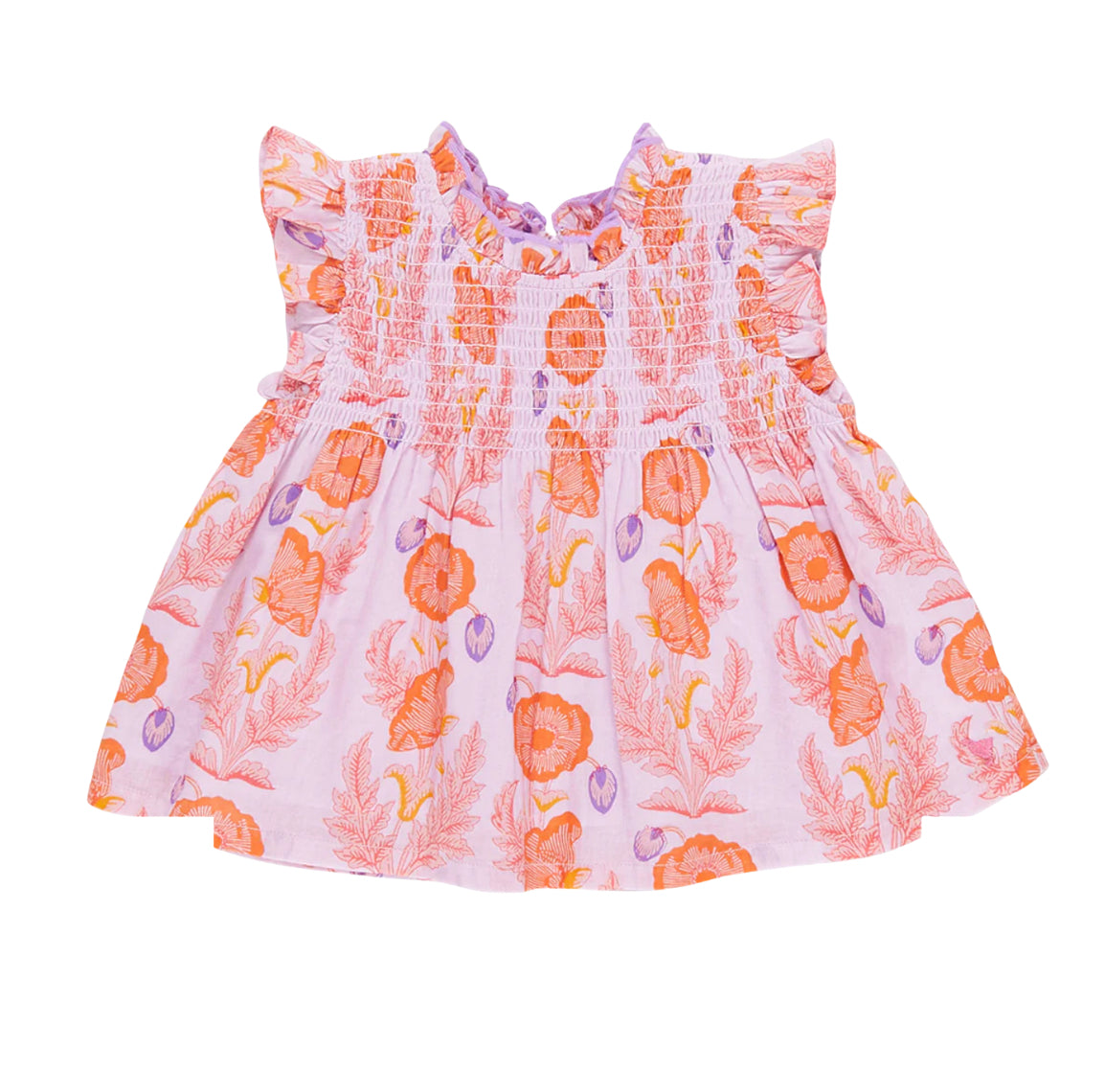 Pink Chicken Lavender Floral Stevie Top