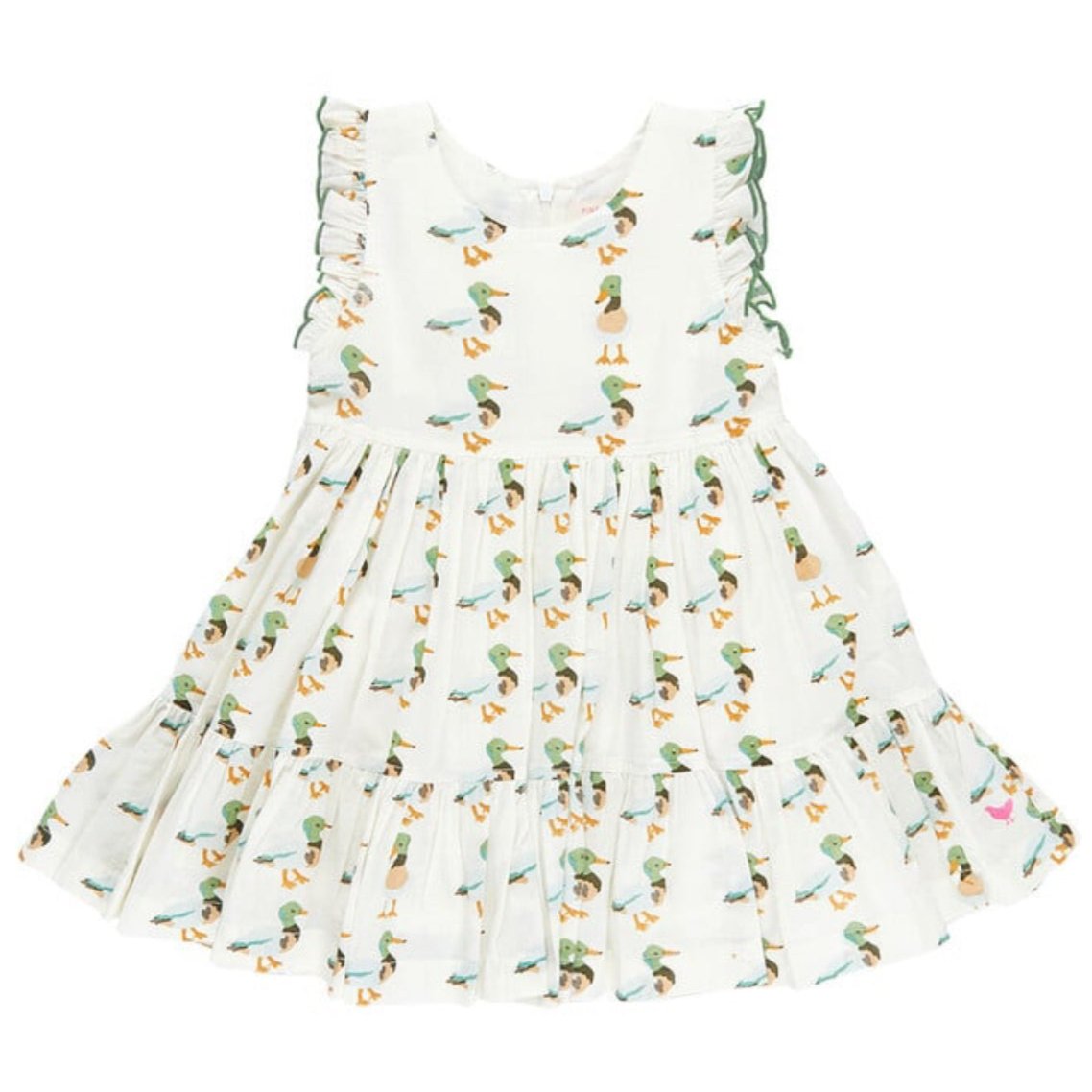 Pink Chicken Mallard Duck Friends Dress