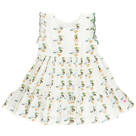Pink Chicken Mallard Duck Friends Dress
