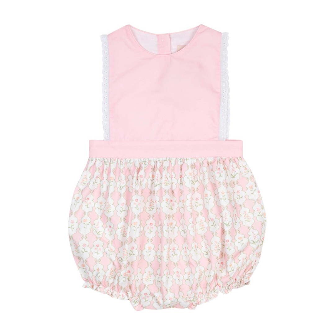 Smockingbird Girls Florette Blush Olivia Spring Bubble