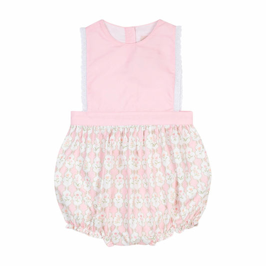 Smockingbird Girls Florette Blush Olivia Spring Bubble