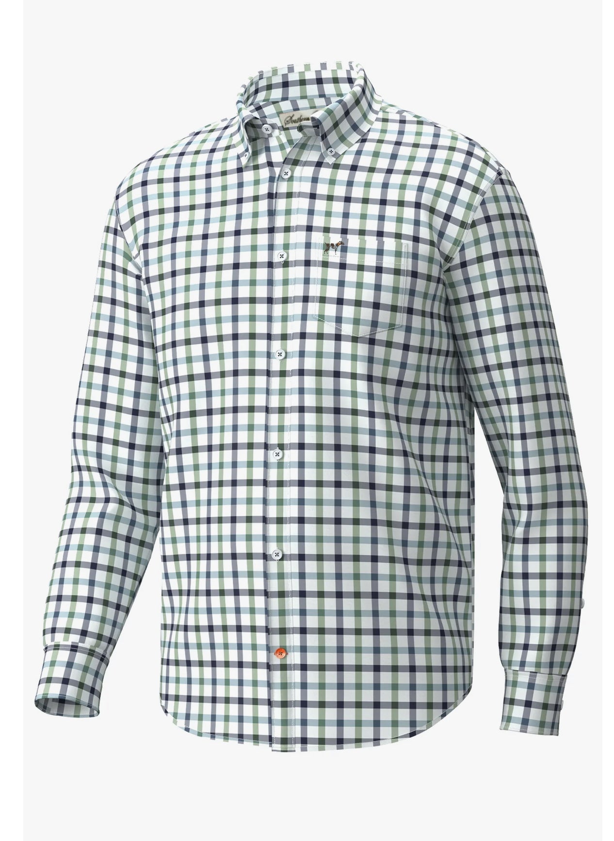 Southern Point Co Burke Tattersall Hadley Performance Button Down