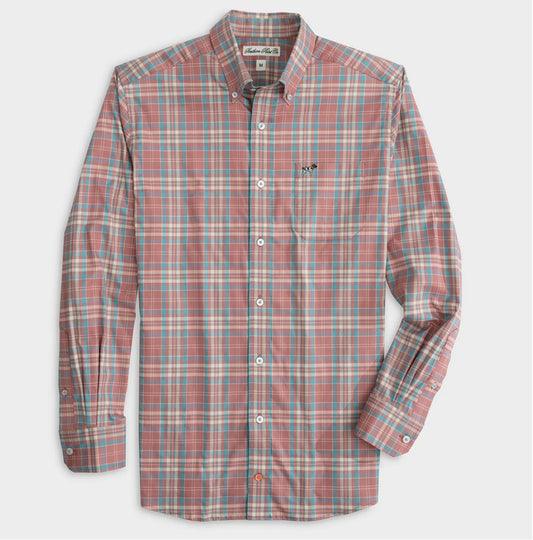 Southern Point Collins Plaid Stretch Hadley Button Down