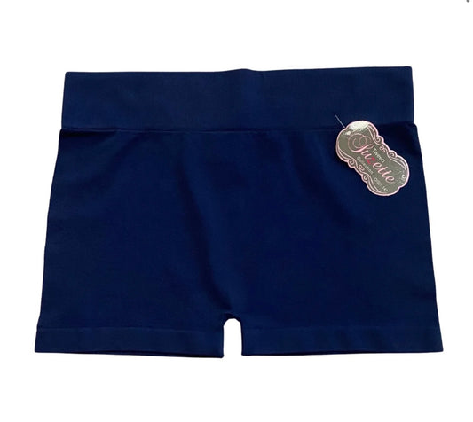 Suzette black and navy boy shorts