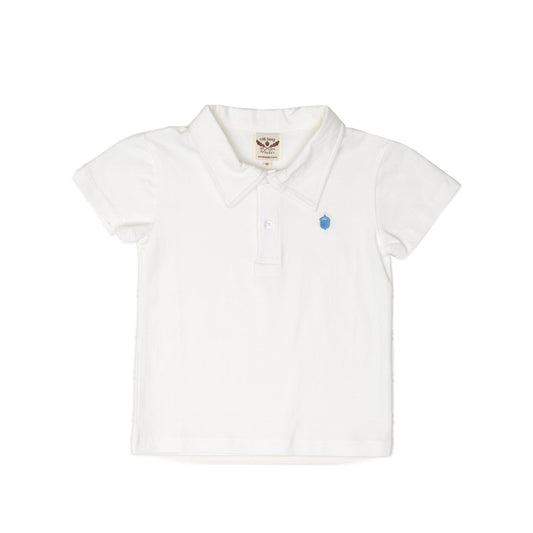 Toddler White Polo Shirt