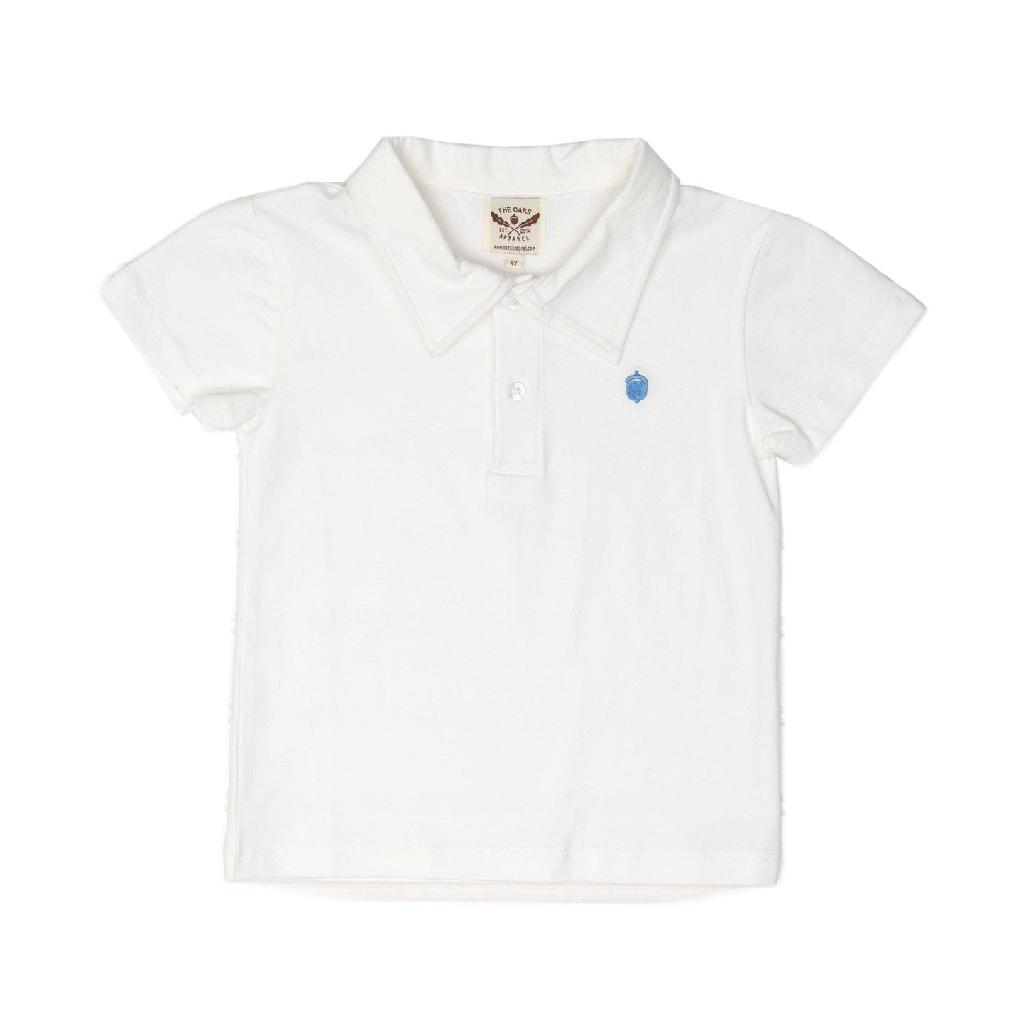 Toddler White Polo Shirt
