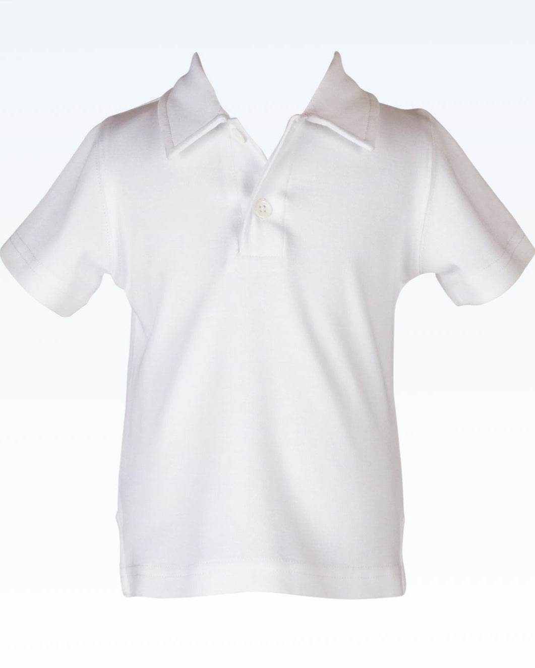 Toddler and Baby Boys White Polo Shirt