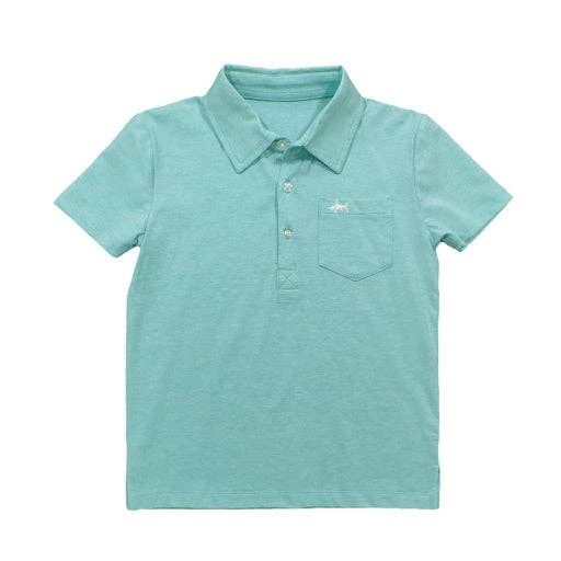 boys aqua blue Marco polo shirt