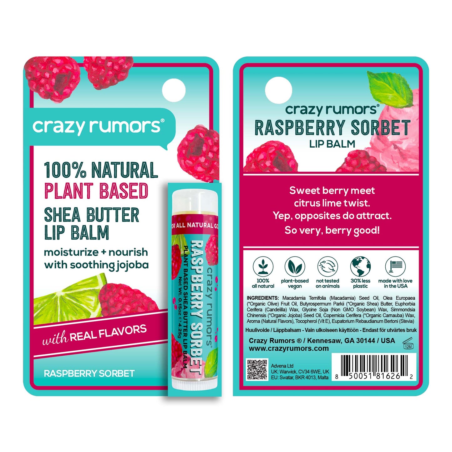 Raspberry Sorbet Lip Balm