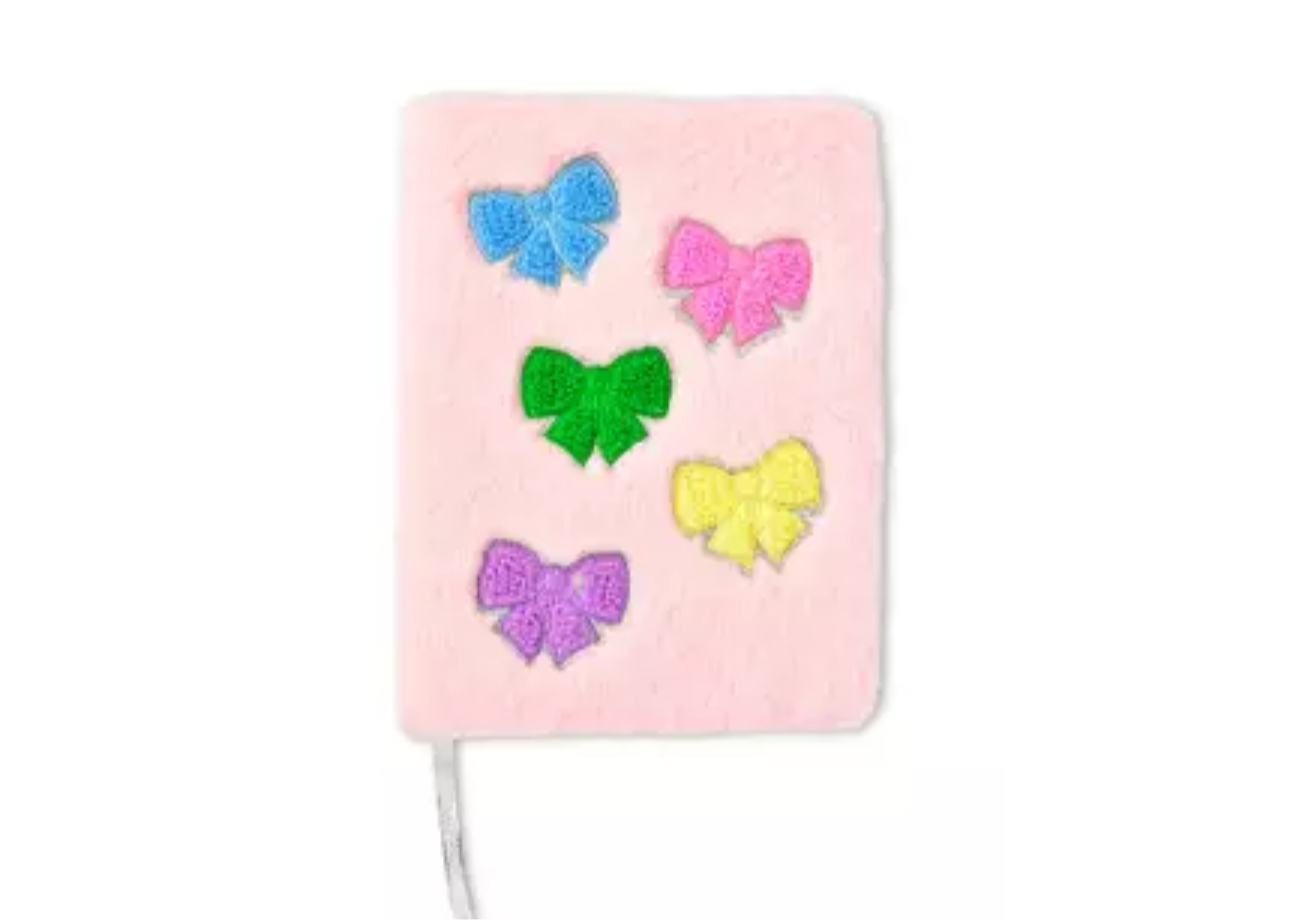 iscream beautiful bows fuzzy journal