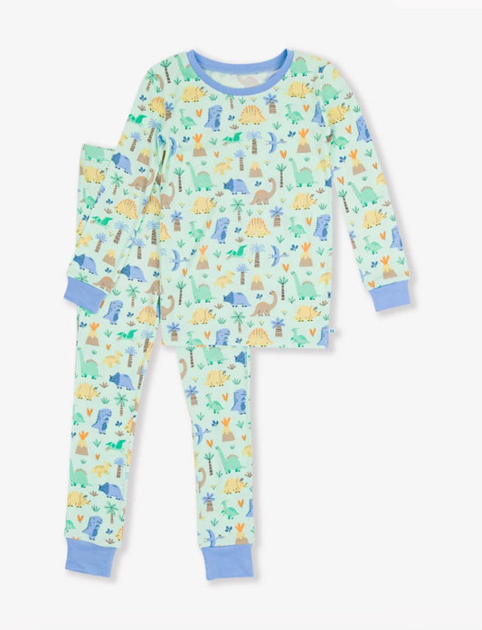 rufflebutts ruggedbutts Dino-Mite Bamboo Pajama Set