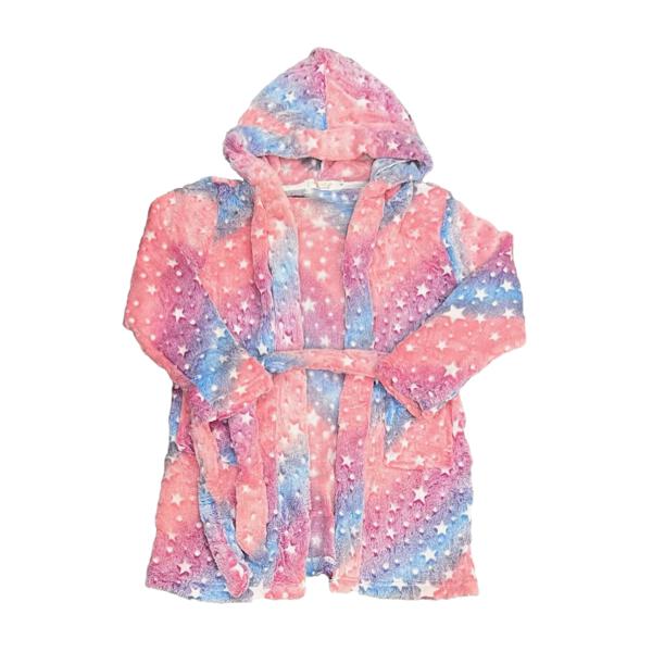 Ombre Stars Plush Robe