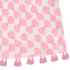 Mini Chantal Girl's Sundress Shell Beach Pink