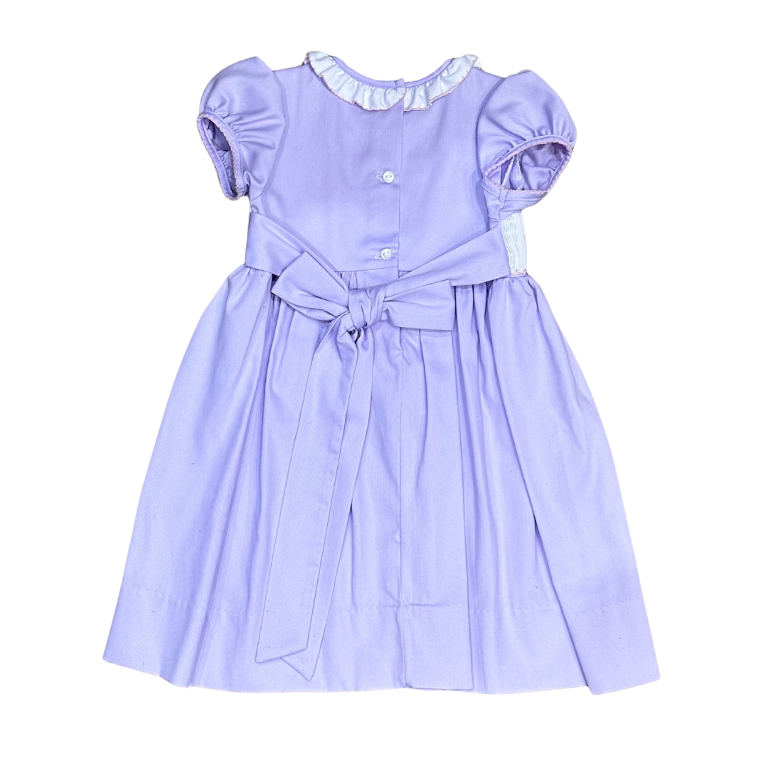 Lavender Tulip Smocked Dress