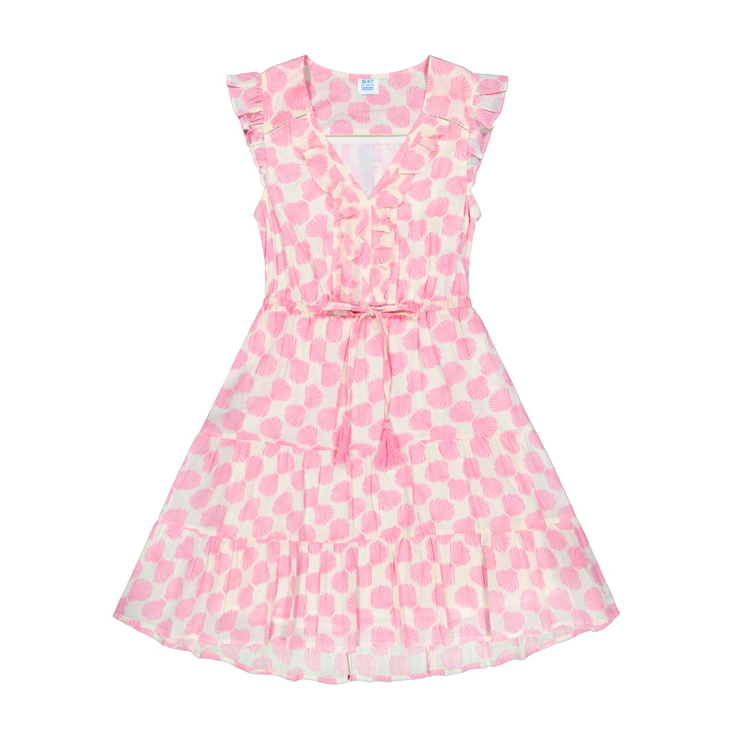 Giselle Women's Mini Dress Shell Beach Pink