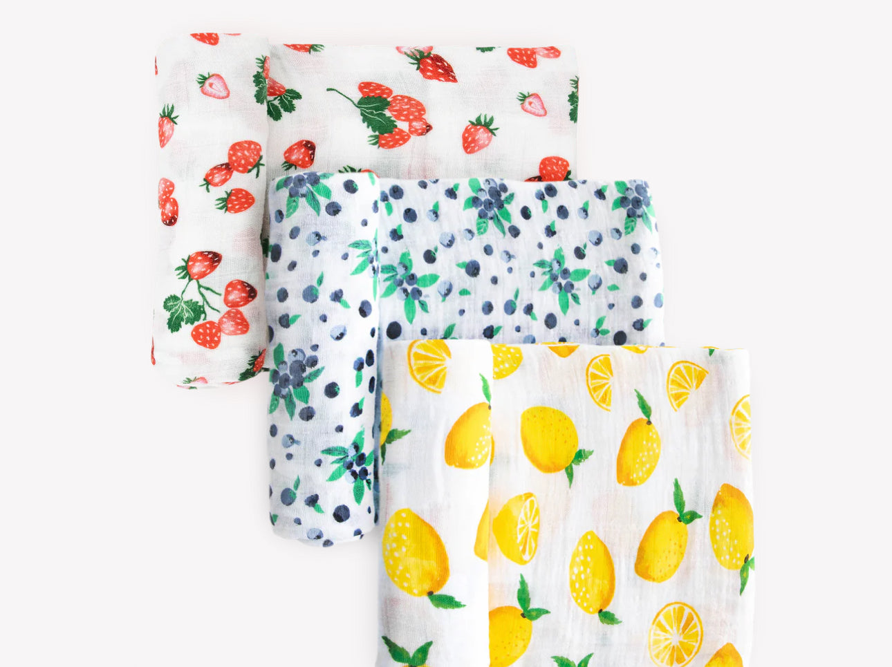 Strawberry Muslin Swaddle Blanket