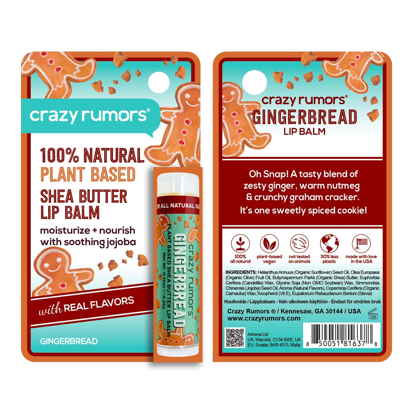 Gingerbread Lip Balm