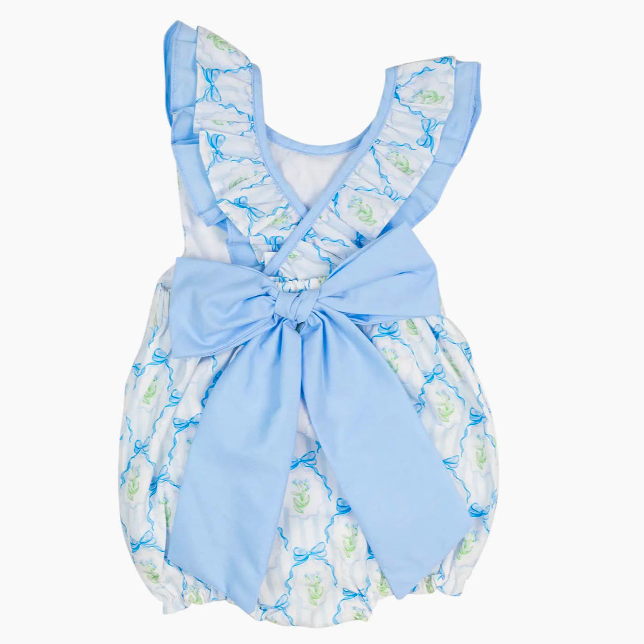 Blue Floral Josie Bubble
