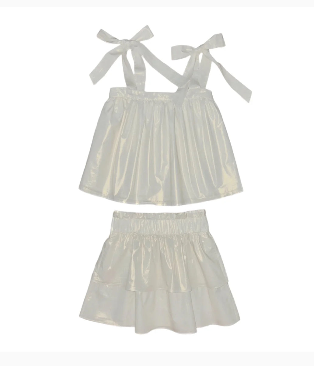 Seabrook Island Shimmering Sand Skirt