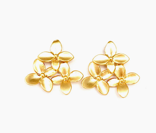 Bohemian Flower Stud Earrings