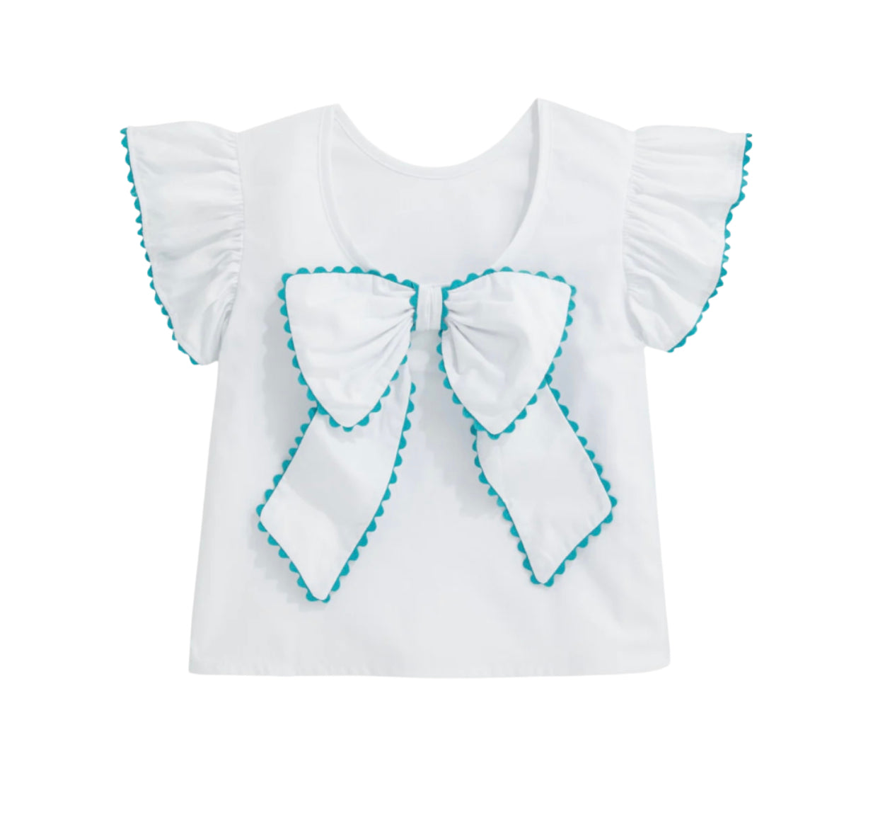 Turquoise Stockton Bow Top
