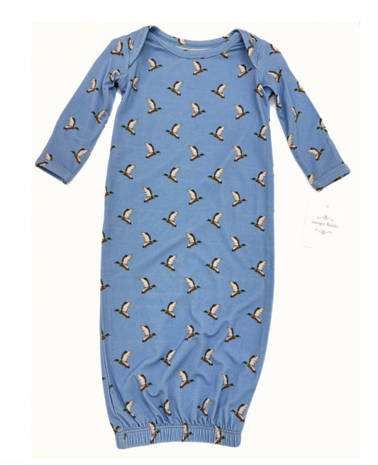 Bamboo Mallard Duck Newborn Gown