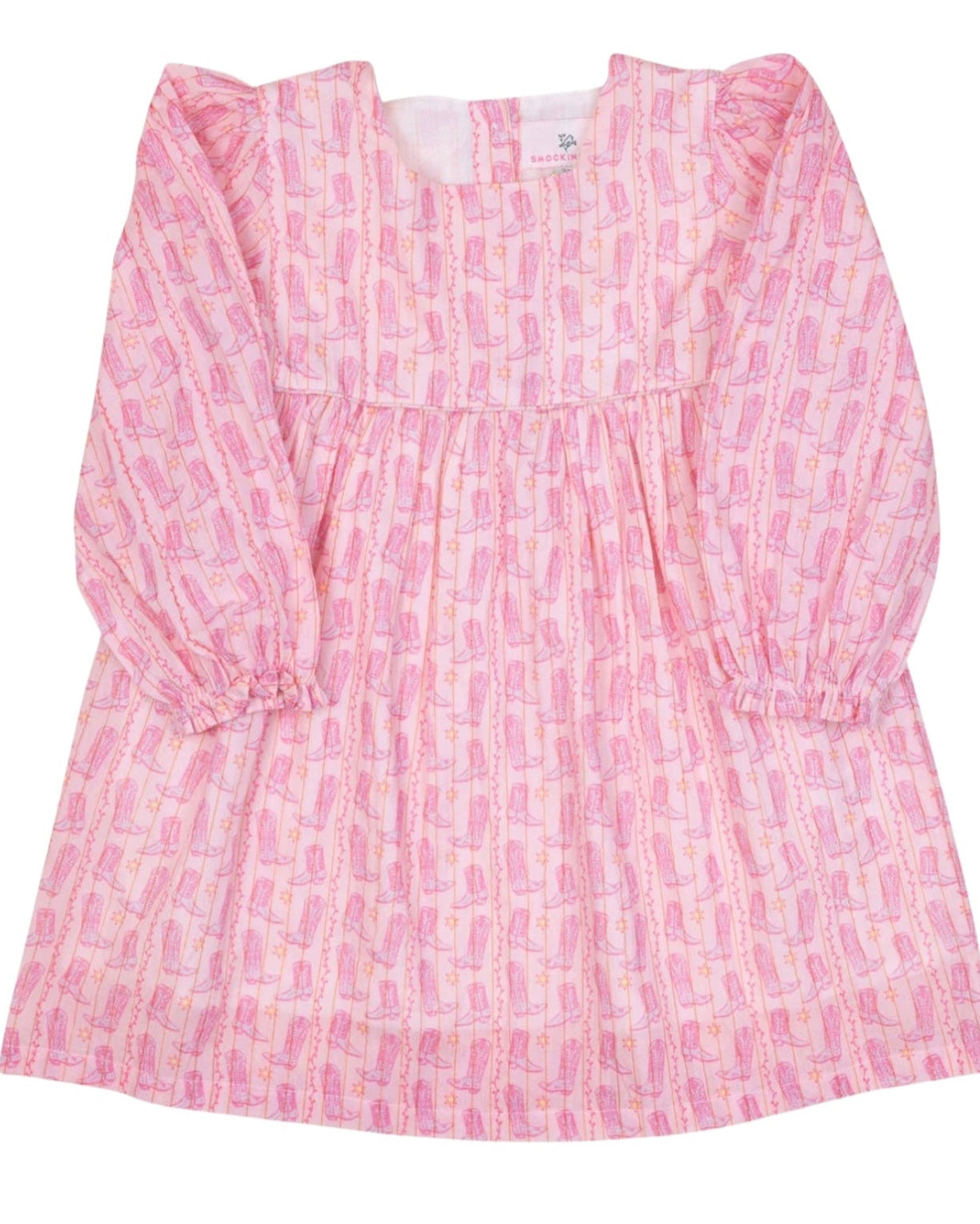 Pink Cowgirl Gold Lurex Dress