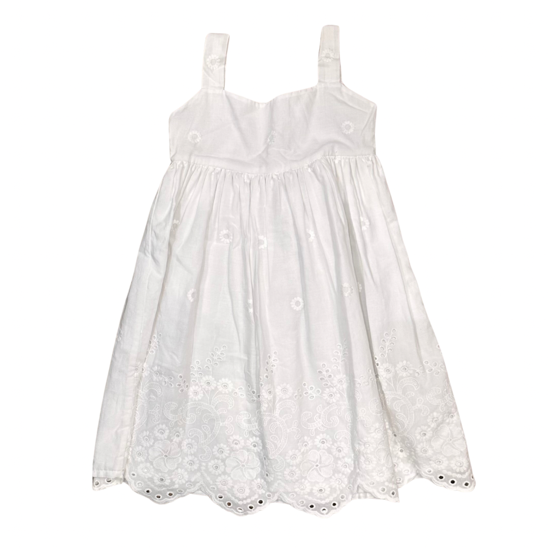 Toddler White Eyelet Dress