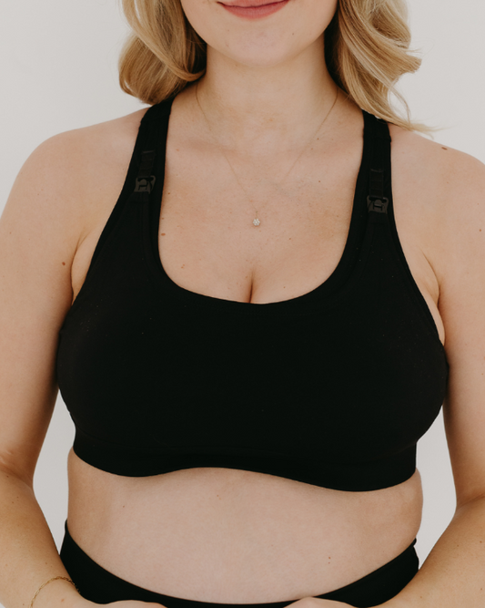 AXK CORE Full Support Nursing Bra - Black