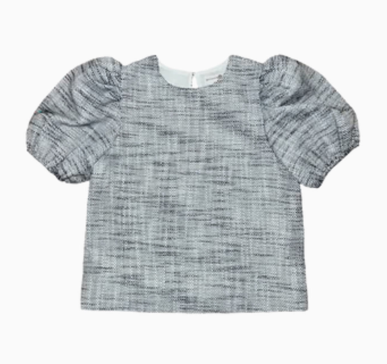 Brown Bowen Girls Nantucket Navy Twill Top